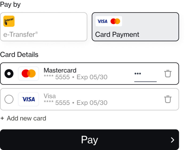 Offer every payment method.