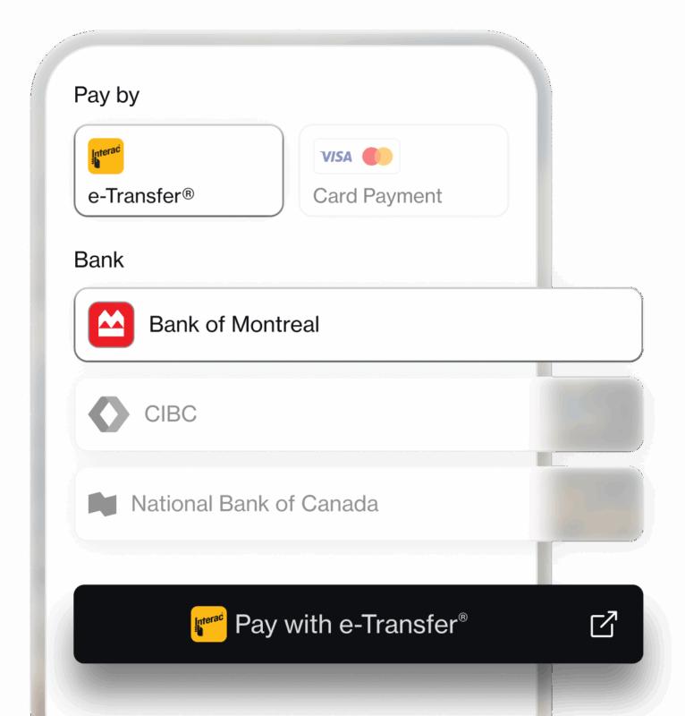 Interac e-Transfer® for Merchants.
