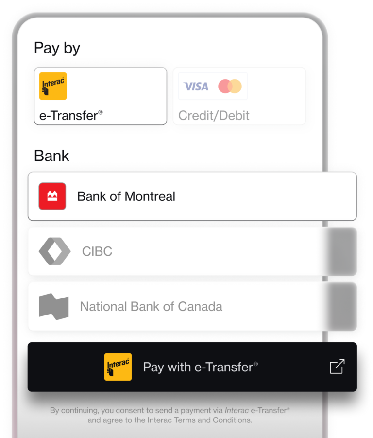 Interac e-Transfer®
for Merchants