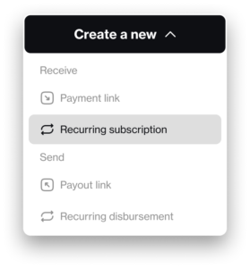 Recurring & Installment Billing detail