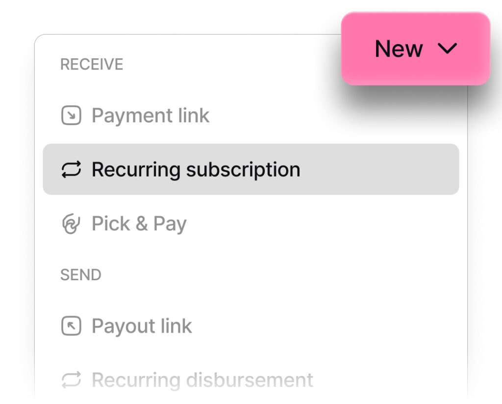 Subscriptions via Interac e-Transfer®.